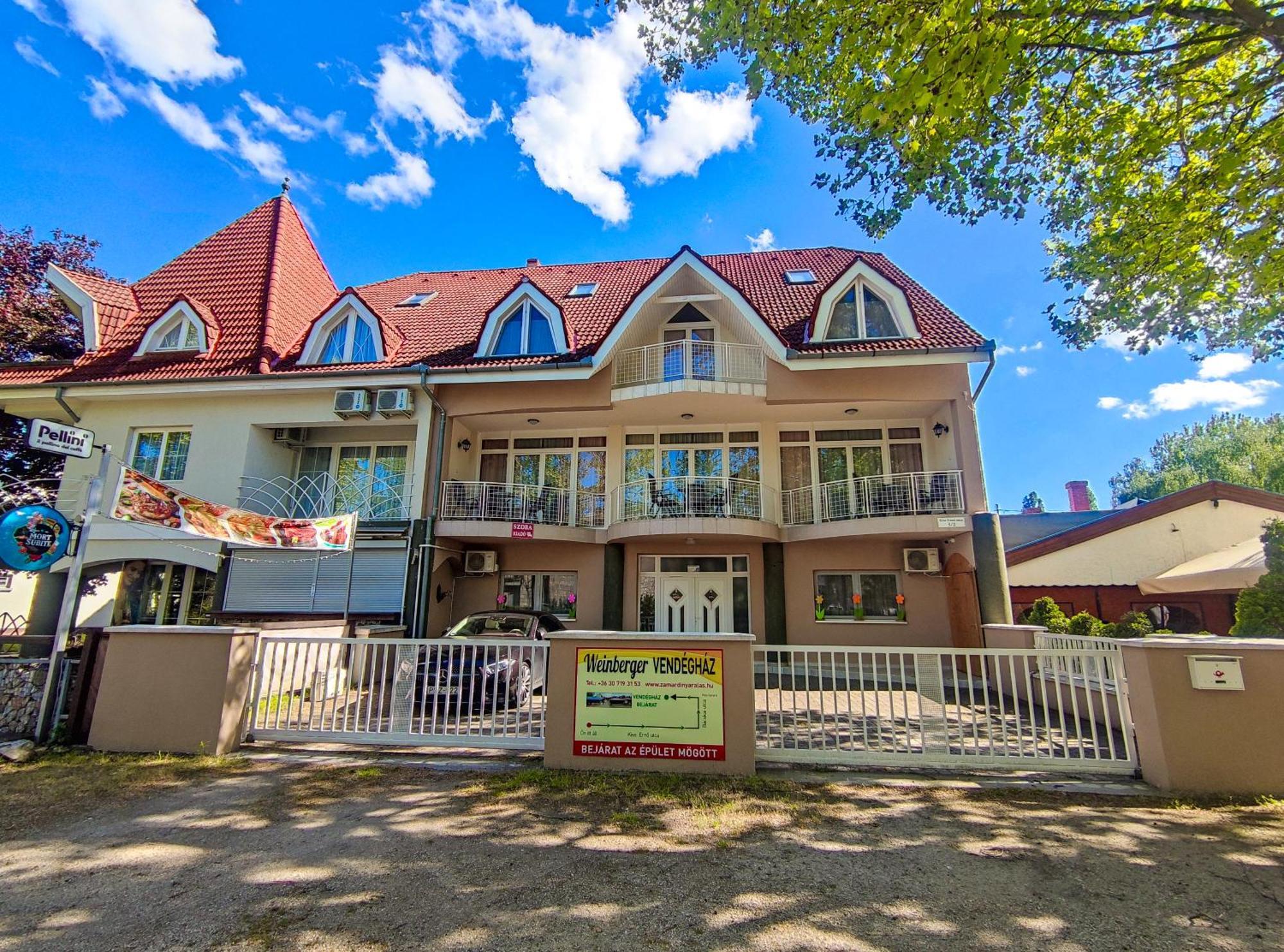 Weinberger Vendeghaz Otel Zamárdi Dış mekan fotoğraf