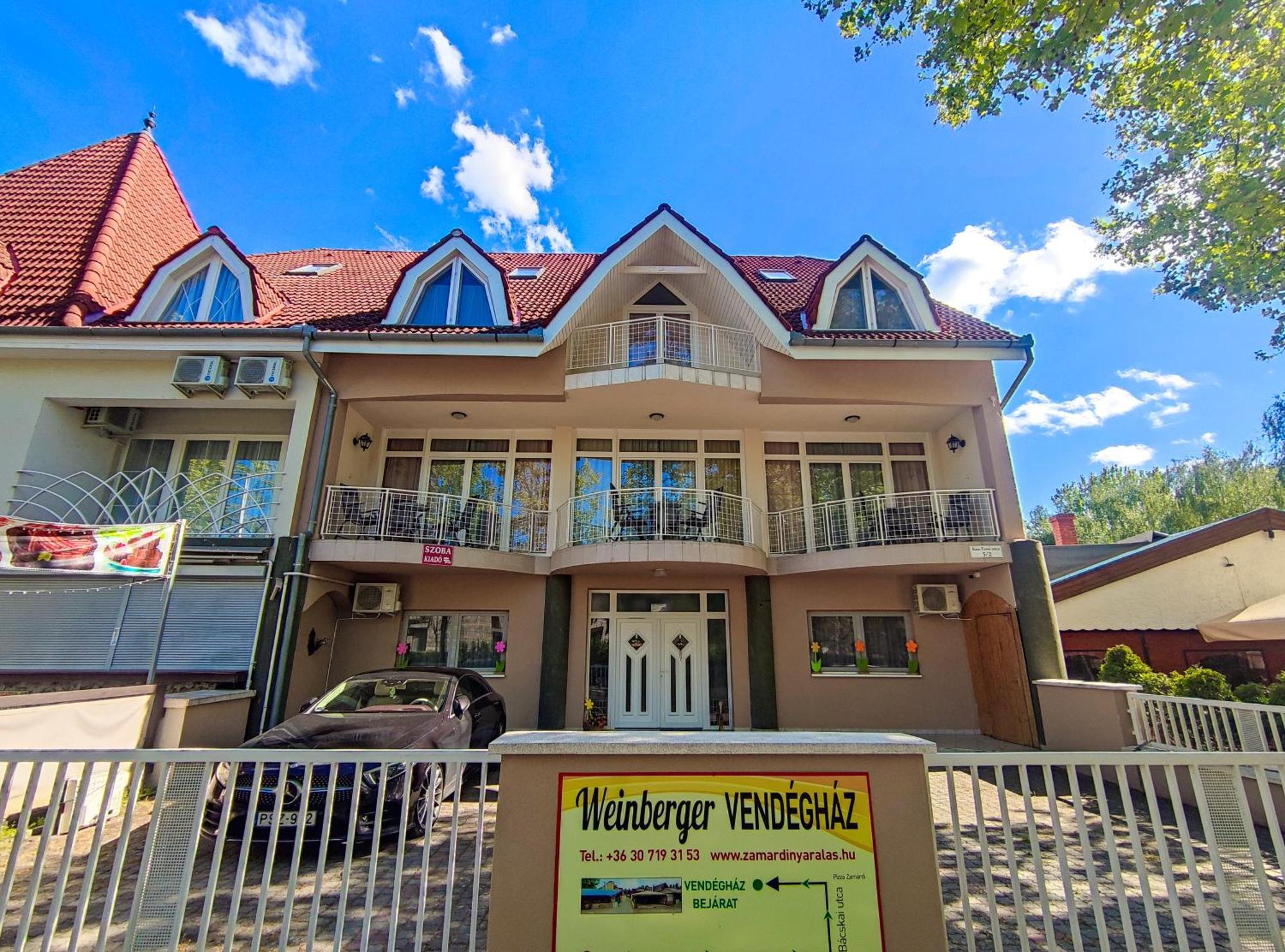 Weinberger Vendeghaz Otel Zamárdi Dış mekan fotoğraf
